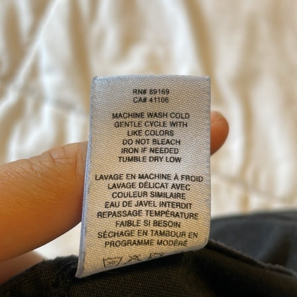 Derek Lam 10 Crosby Elian Utility Pants Women’s Size 12 Cargo Relaxed Black - Picture 10 of 10